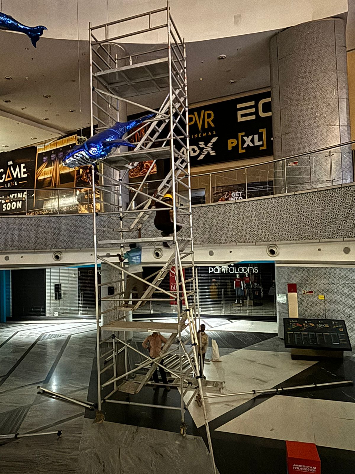 aluminum scaffolding stairway model